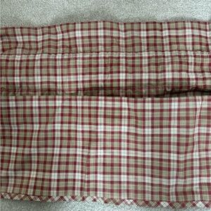 Waverly Tea Rose Plaid Antique Amanda Valance 79" × 16" Cotton - Set of 7